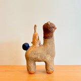 "Rabbit Riding Llama" Figure • May25