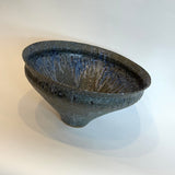 Deep Bowl - Dappled Green / Blue