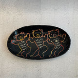 "Disco Bear" Plate - Large • Feb25