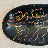 "Disco Bear" Plate - Large • Feb25