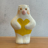 "Yellow Swimware Bear" Vase • Feb25