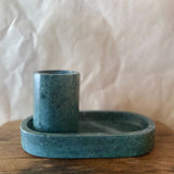 Marble Canister - Green