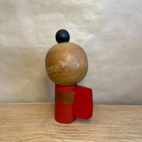 Vintage Kokeshi #079 - "Red Kimono"
