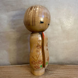Vintage Kokeshi #080 - "Flower Kimono"