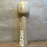 Vintage Kokeshi #084 - "White Flower"