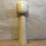 Vintage Kokeshi #084 - "White Flower"