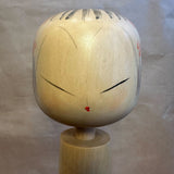 Vintage Kokeshi #084 - "White Flower"