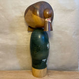 Vintage Kokeshi #085 - "Pig Tails"