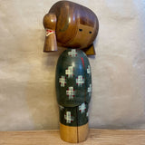 Vintage Kokeshi #085 - "Pig Tails"