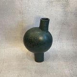 Pedestal "Pod" Vase #5 in Moss Green - Small - June 2024