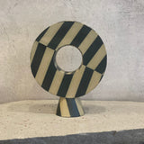 "Dazzle" Vase in Black & White - Small - 2023