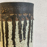 "SOH" Cylinder Vase - Bronze Drip - XXL • Apr25