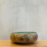 Salad Bowl #01 - Chun Glaze - Patterned • Apr25