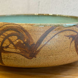 Salad Bowl #01 - Chun Glaze - Patterned • Apr25