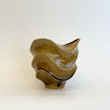 "Bekko" Vase - Wave Faceted - Medium • May25 • TH0107