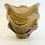 "Bekko" Vase - Wave Faceted - Medium • May25 • TH0107