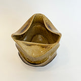 "Bekko" Vase - Wave Faceted - Medium • May25 • TH0107