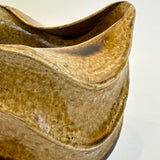 "Bekko" Vase - Wave Faceted - Medium • May25 • TH0107