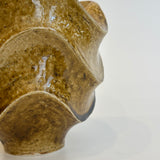 "Bekko" Vase - Wave Faceted - Medium • May25 • TH0107