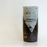 Cylinder Vase - White Crackle • May25 • TH0202