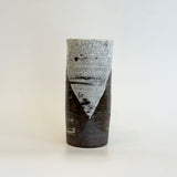 Cylinder Vase - White Crackle • May25 • TH0202