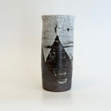 Cylinder Vase - White Crackle • May25 • TH0202