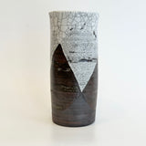Cylinder Vase - White Crackle • May25 • TH0202