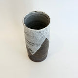 Cylinder Vase - White Crackle • May25 • TH0202