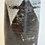 Cylinder Vase - White Crackle • May25 • TH0202