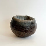 "Combed" Vase - Faceted - Large • May25 • TH0301