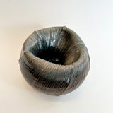 "Combed" Vase - Faceted - Large • May25 • TH0301