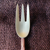 Brass & Copper "Bean" Forks