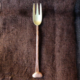 Brass & Copper "Bean" Forks