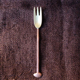 Brass & Copper "Bean" Forks