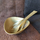 Triangular Brass "Syunsuke" Bowl