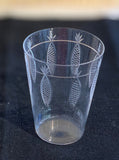 Hand Engraved "Kikatsu" Pineapple Tumblers
