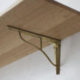 Shelf Brackets in Solid Brass