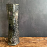 Tall Cylinder Vase - Non-Glazed (Black)