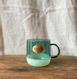 Two-Tone Glass Mugs
