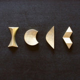 Chopstick Rests in Solid Brass