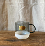 Two-Tone Glass Mugs