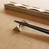 Chopstick Rests in Solid Brass