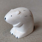 Japanese Carved Wooden Beaver