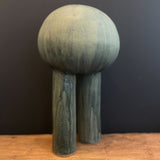 Large Green 2 Footed "Pod" Vase - 2022