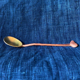 Brass & Copper "Bean" Spoon