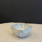 Japanese Small Square Ceramic Dish by Shino Takada