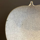 Japanese Round Ceramic Dish by Shino Takada