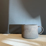Japanese Dark Ceramic Mug by Shino Takada