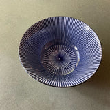 Japanese Striped Small Bowl & Chopstick Set