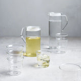 "Cast" Glass Water Jug
